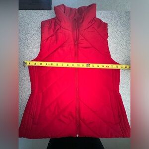 NWOT New York and Company red puffer vest size small